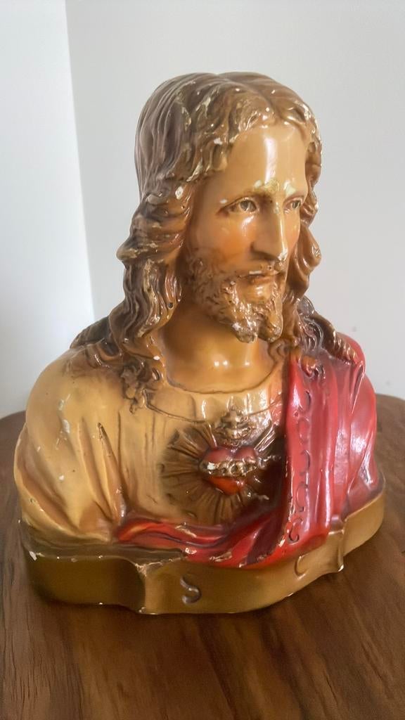 Antieke buste Jezus Academia Depose, Ophalen of Verzenden