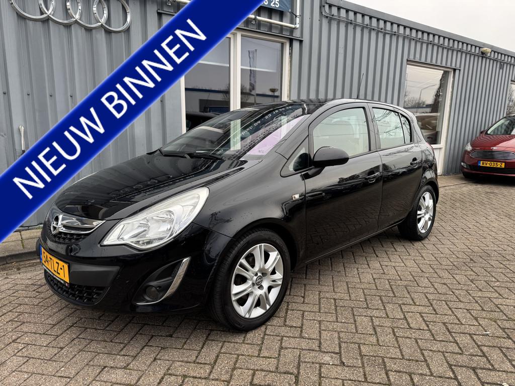 Opel Corsa 1.4-16V Cosmo (bj 2012), Voorwielaandrijving, Euro 5, Gebruikt, Zwart