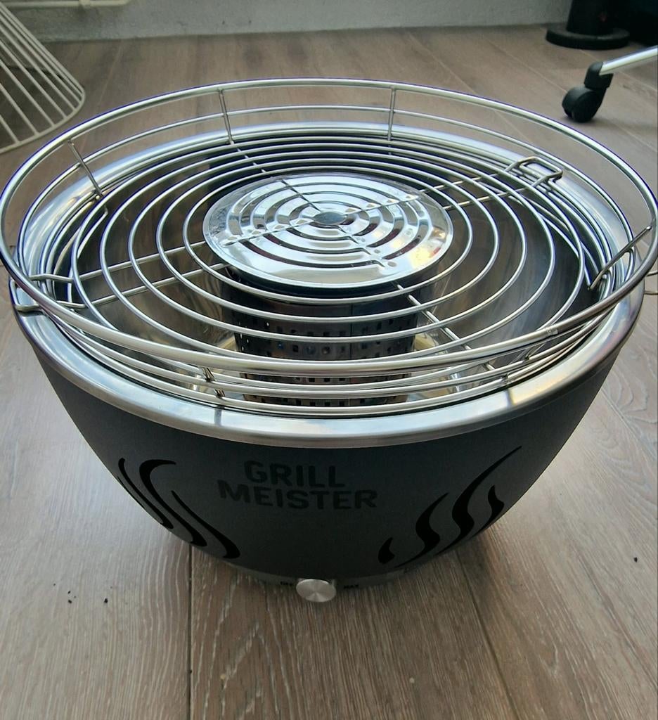 BBQ tafelmodel., Ophalen