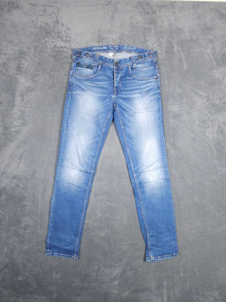 Pme Legend Broek Skyhawk W33 L34 Slim Regular Fit Blauw Jean, Blauw, ., Ophalen of Verzenden, Zo goed als nieuw