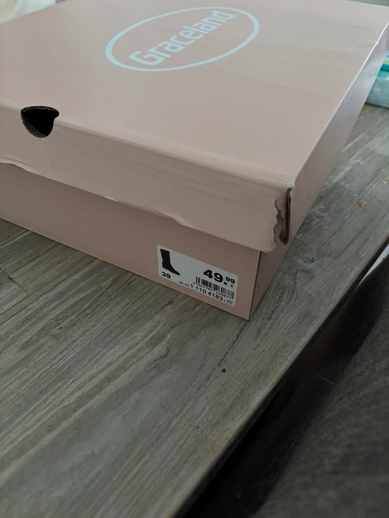 Zwarte laarsjes met hak, Ophalen, Zwart, Lage of Enkellaarzen, Nieuw