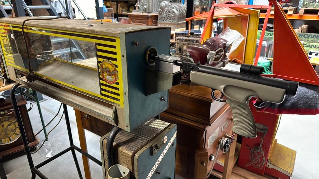 Arizona schietkast, Ophalen, Zo goed als nieuw