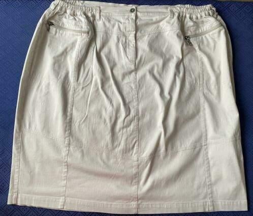 Rok van Lau Rie maat 56 [v], Ophalen of Verzenden, Zo goed als nieuw, Wit, Rok