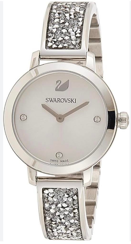 Swarovski horloge Cosmic Rock metalen band, Ophalen of Verzenden, Zo goed als nieuw, Staal, Overige merken