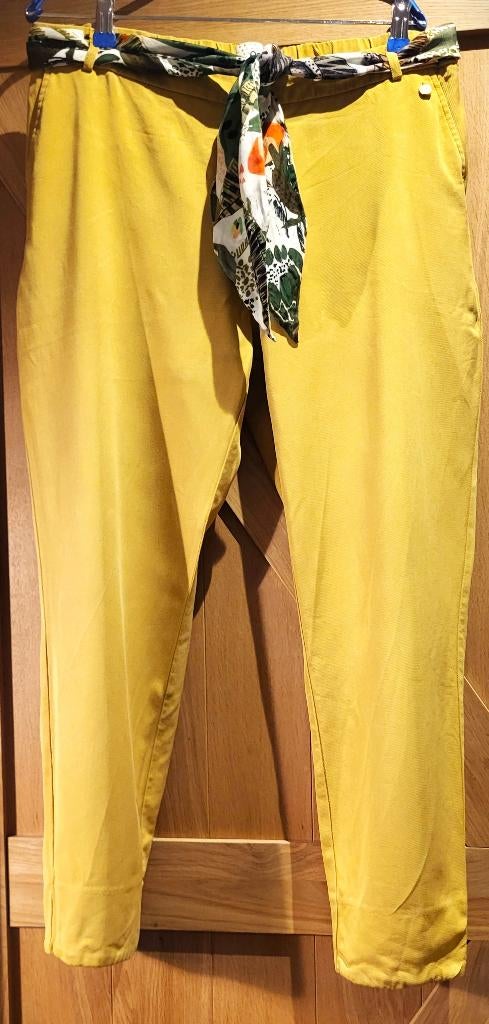 Broek Pom Amsterdam, maat 40, Maat 38/40 (M), Geel, Ophalen of Verzenden, Zo goed als nieuw
