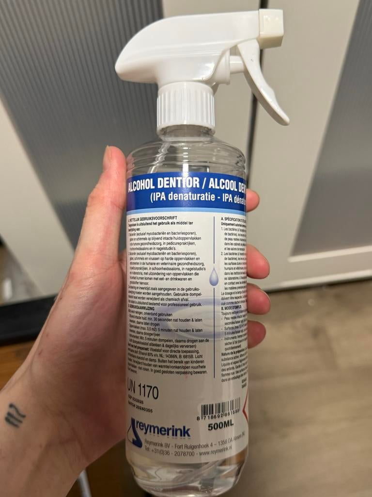 Schoonmaakspullen voor piercings - Alcohol Dentior & Podison, Sieraden, Tassen en Uiterlijk, Piercings, Ophalen of Verzenden, Zo goed als nieuw