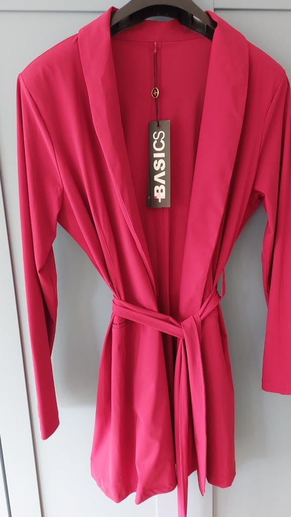 Wrap jacket plus basics maat 46 ruby red, Kleding | Dames, Grote Maten, Nieuw, Ophalen of Verzenden, Jasje of Colbert, Plus basics