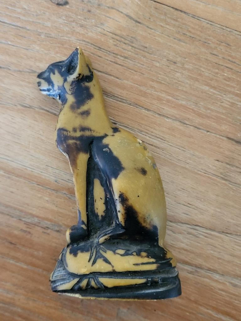 Bastet, Egyptisch beeldje, vintage verzamelobject, Antiek en Kunst, Ophalen of Verzenden