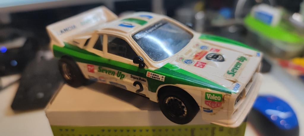 scalextric lancia 037, Ophalen of Verzenden, Zo goed als nieuw, Elektrisch, Overige merken