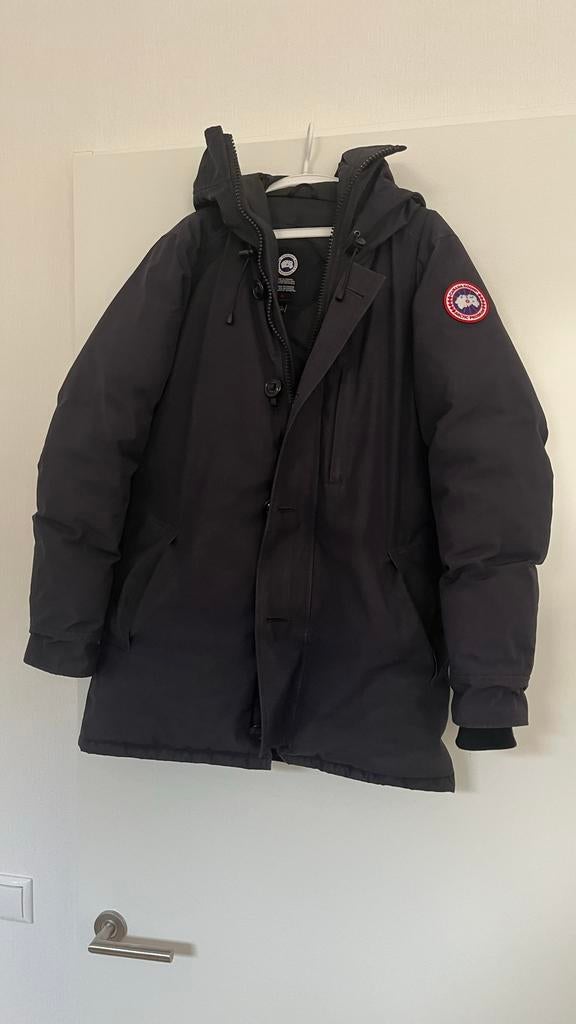 Canada Goose Chateau Parka L (Navy) - Goede Conditie, Kleding | Heren, Jassen | Winter, Ophalen of Verzenden, Gedragen, Maat 52/54 (L)