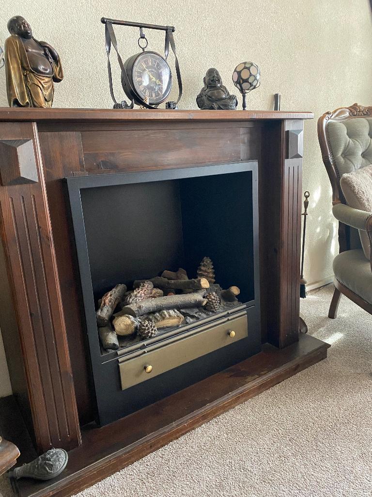 Mooie, degelijke gelhaard, Ophalen, Zo goed als nieuw, Vrijstaande haard, Gelhaard