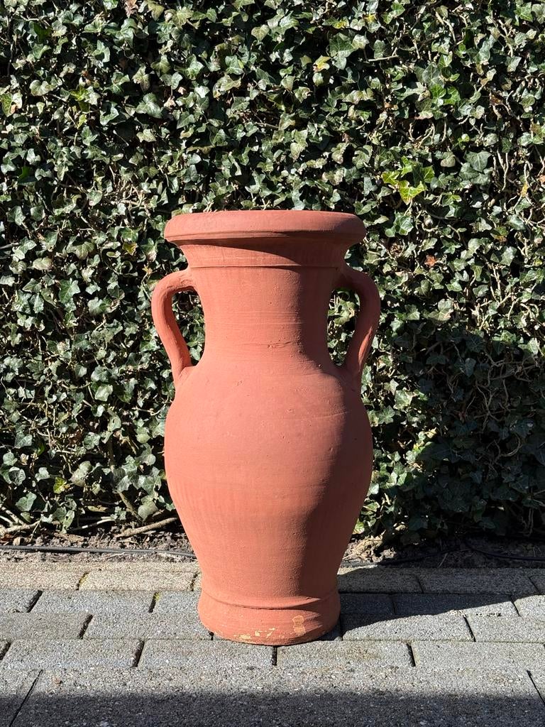 Terracotta kruik voor buiten - 70 cm hoog, Tuin en Terras, Tuinvazen, Ophalen, Gebruikt