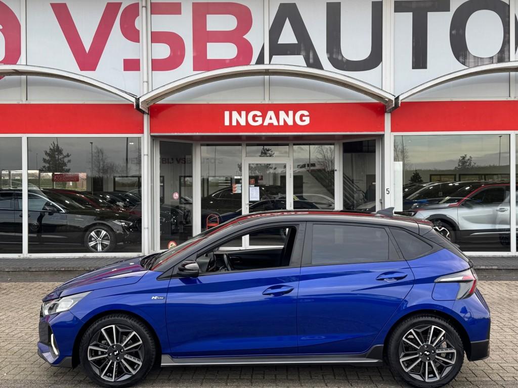 Hyundai I20 1.0 T-GDI MHEV AUT. 120PK N-LINE BOSE NAVI CAMER, Automaat, Gebruikt, Met garantie (alle), Blauw