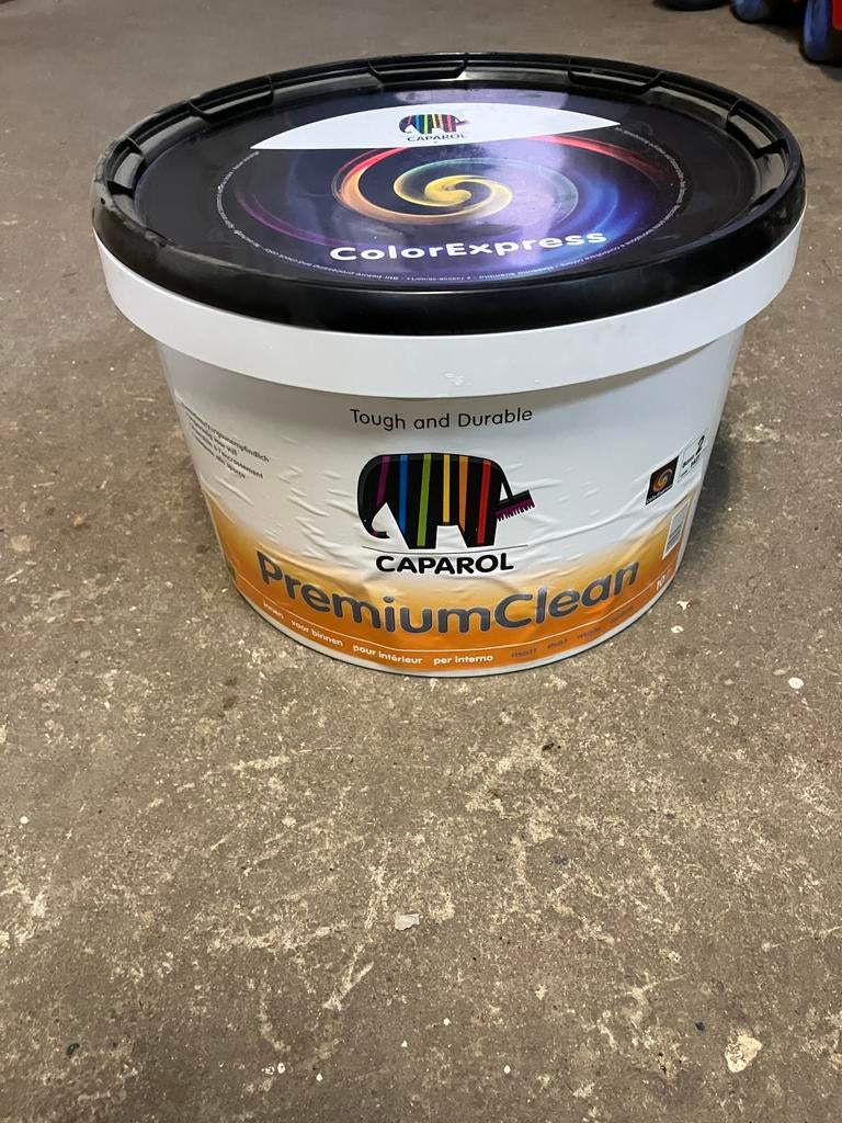 Caparol premium clean latex saus, 5 tot 10 liter, Wit, Nieuw, Ophalen of Verzenden