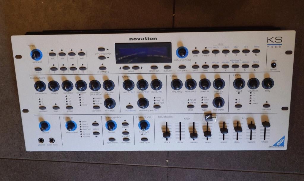 Novation KS Rack synthesizer, Muziek en Instrumenten, Synthesizers, Gebruikt, Novation, Met midi-aansluiting, Overige aantallen