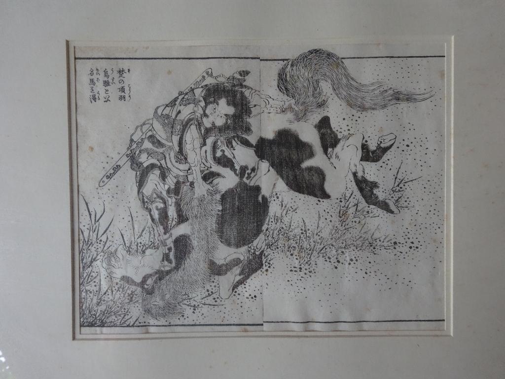 Japanse Houtblok uit boek  - Katsushika Hokusai (1760-1849), Ophalen