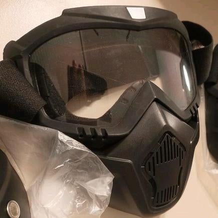 Helm maskers vizier scooter motor clear, Fietsen en Brommers, Brommeronderdelen | Scooters, Ophalen of Verzenden, Nieuw, Overige typen
