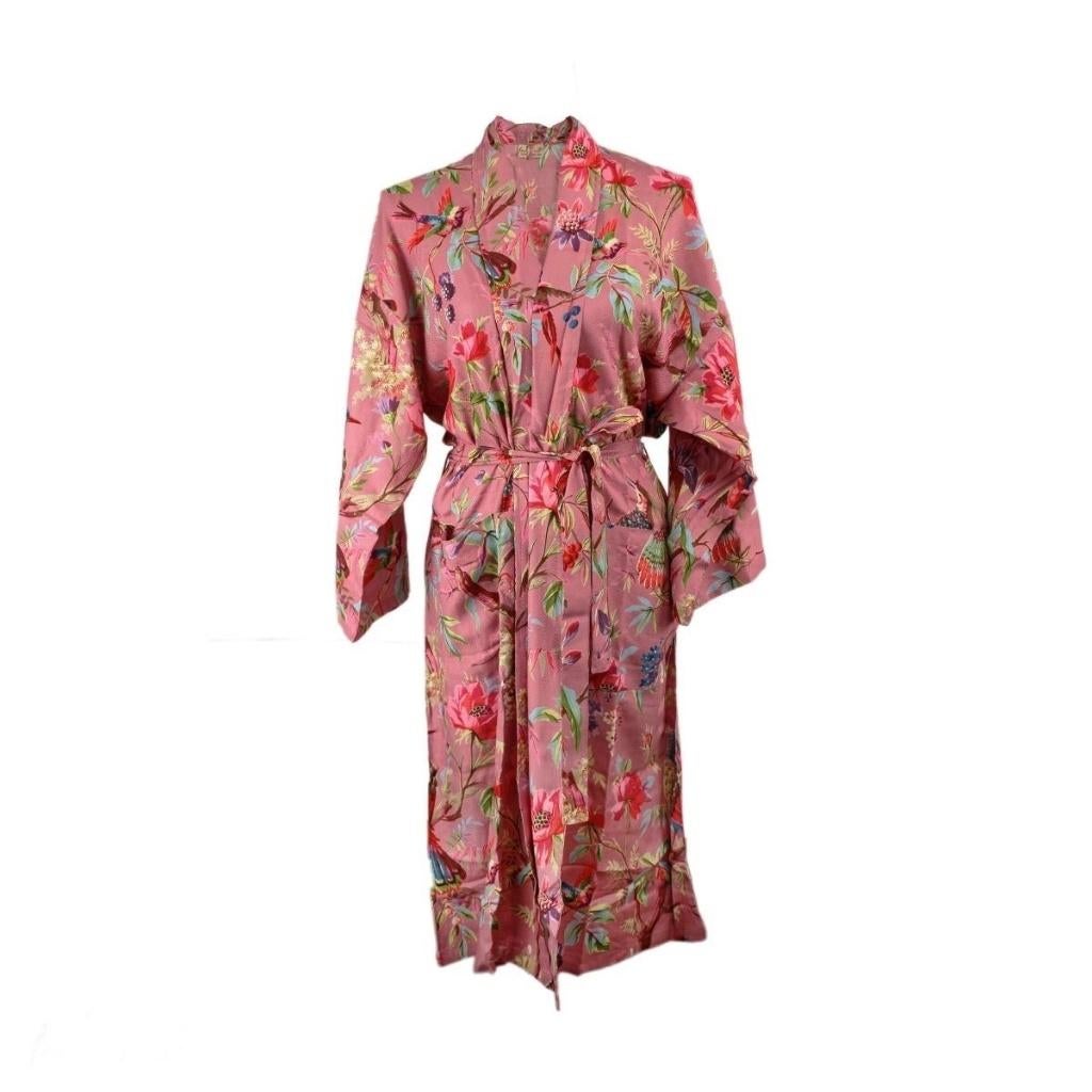 Rose roze kimono paradise 113 cm onesize leuk kado, Kleding | Dames, Jurken, Maat 38/40 (M), -, -, Nieuw