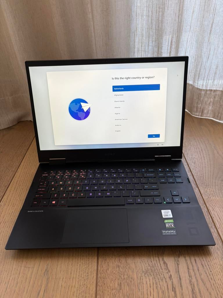 HP OMEN 15 RTX 3060, i7, 16GB, 144Hz Gaming Laptop - Goed, Computers en Software, Met videokaart, 2 tot 3 Ghz, Ophalen of Verzenden