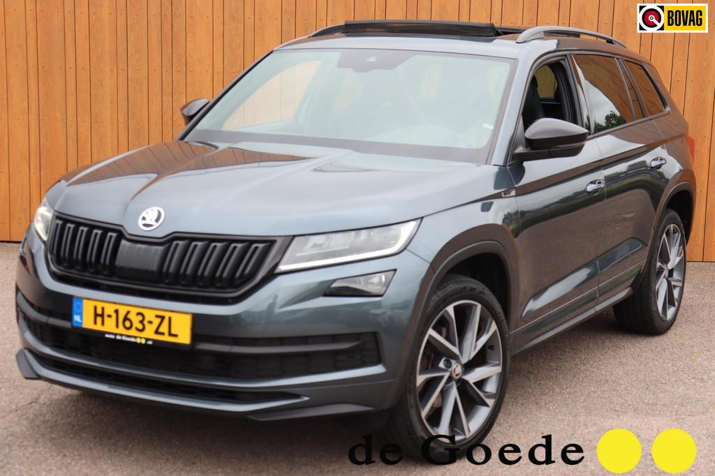 Skoda Kodiaq 1.5 TSI Sportline Business orgNL el.stoel+mem+v, Auto's, 12 maanden, 4 cilinders, Origineel Nederlands, Bedrijf