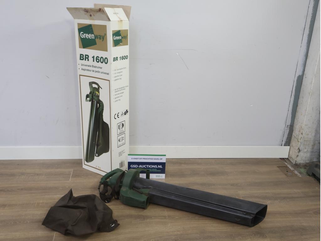 Greenway Bladruimer - BR-1600, Tuin en Terras, Bladblazers, Ophalen of Verzenden, Niet ingevuld, Niet ingevuld, Niet ingevuld