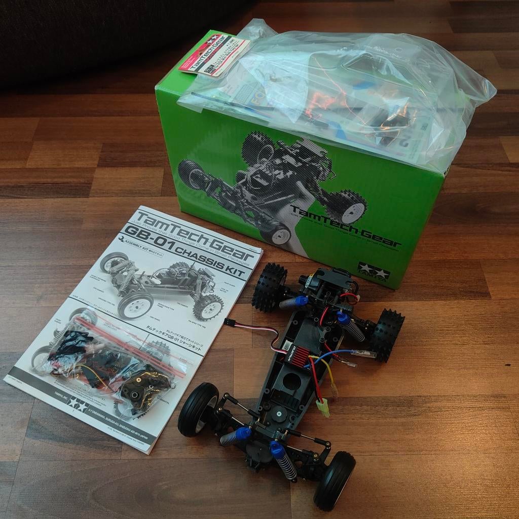 Tamiya TamTech GB-01 57102 chassis kit, Hobby en Vrije tijd, Modelbouw | Radiografisch | Auto's, Nieuw, Auto offroad, Elektro