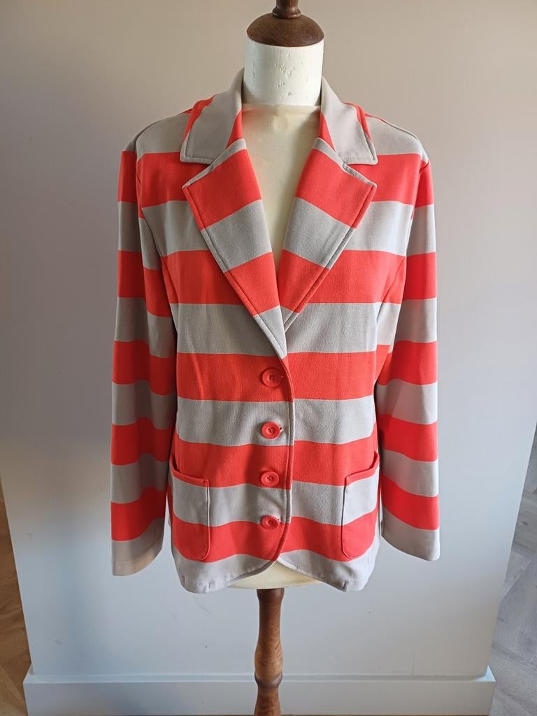 Oranje/beige jasje, blazer Gerry Weber maat 42/44, Kleding | Dames, Jasjes, Kostuums en Pakken, Overige kleuren, Maat 42/44 (L)