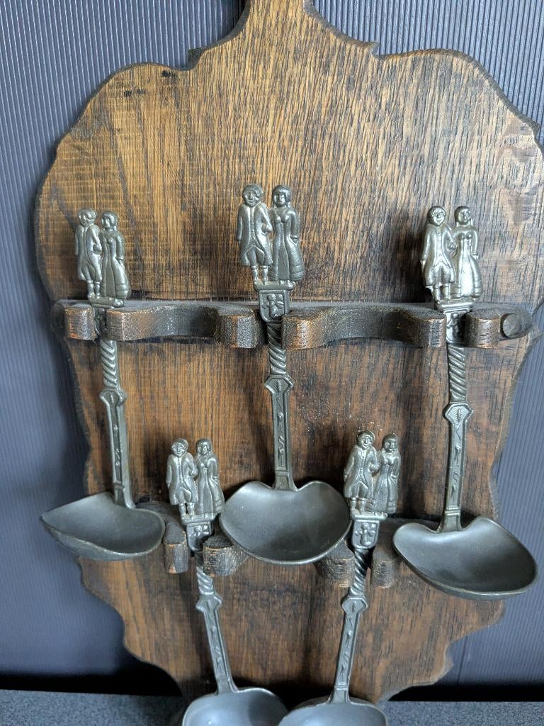 Tinnen lepelrek, Antiek en Kunst, Antiek | Tin, Ophalen of Verzenden