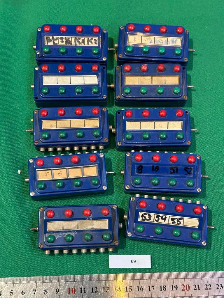 69- Marklin 10x 7072 schakelpaneel voor onderdelen, Wisselstroom, Gebruikt, Overige typen, Ophalen of Verzenden