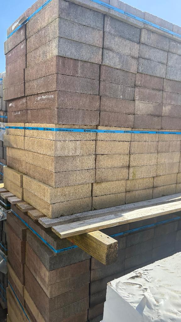 strackstone mis kleur 20x30 20m2, Klinkers, Ophalen of Verzenden, Zo goed als nieuw, 10 m² of meer