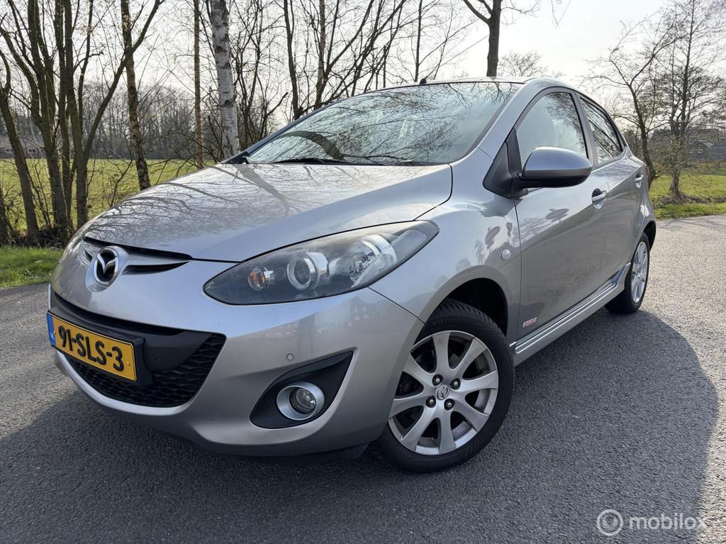 Mazda 2 1.3 GT-M Line..Luxe auto,Nieuwe apk!, Voorwielaandrijving, Euro 5, Gebruikt, 4 cilinders