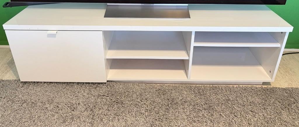 IKEA BYAS tv meubel Televisiemeubel, Ophalen, Gebruikt, 150 tot 200 cm, Minder dan 100 cm