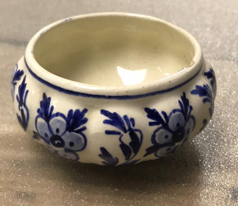 Klein Delfts blauw ‘insulinde Groningen’ schaaltje, Ophalen of Verzenden