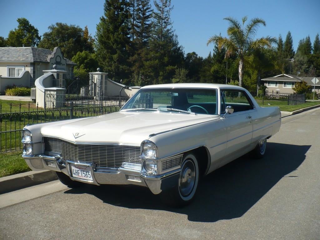 Cadillac 1965 Wit, Achterwielaandrijving, 7030 cc, Leder en Stof, Wit