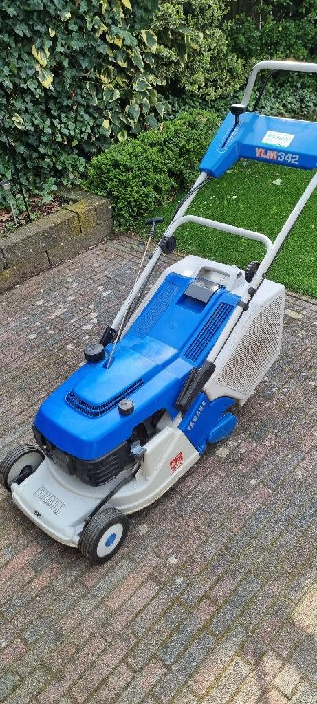Yamaha benzine grasmaaier met aandrijving, Ophalen, Cirkelmaaier, Gebruikt, Yamaha