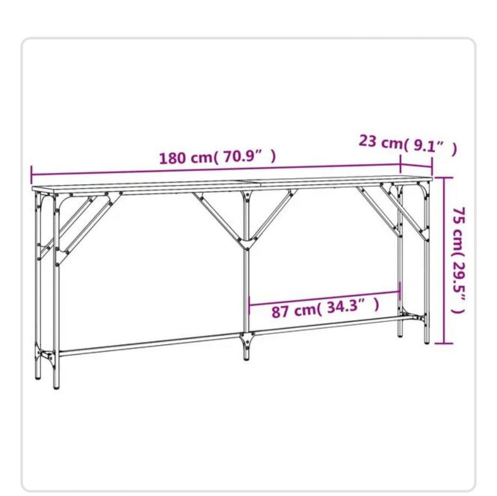 Wand tafel, Ophalen of Verzenden, Zo goed als nieuw, Overige typen, Minder dan 2 meter