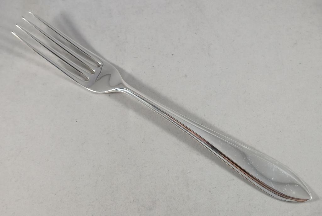 Zilveren diner vork tafelvork puntfilet 835 zilver, Ophalen of Verzenden, Zilver