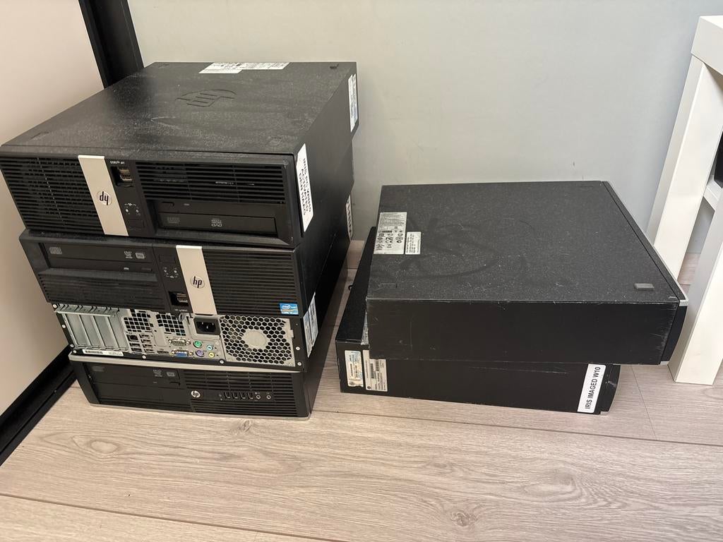 6x hp desktops, Ophalen of Verzenden, Gebruikt, 4 GB, Onbekend