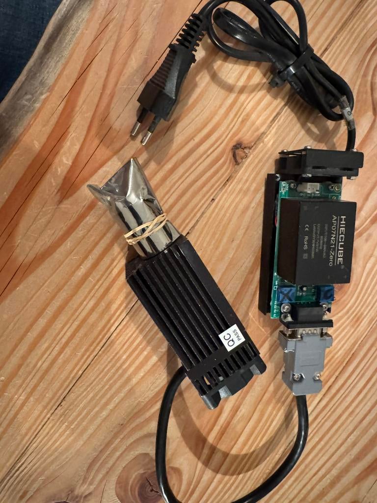 Industriële laser blauw 447nm 1,5w inc. driver, Muziek en Instrumenten, Ophalen of Verzenden, Zo goed als nieuw, Laser