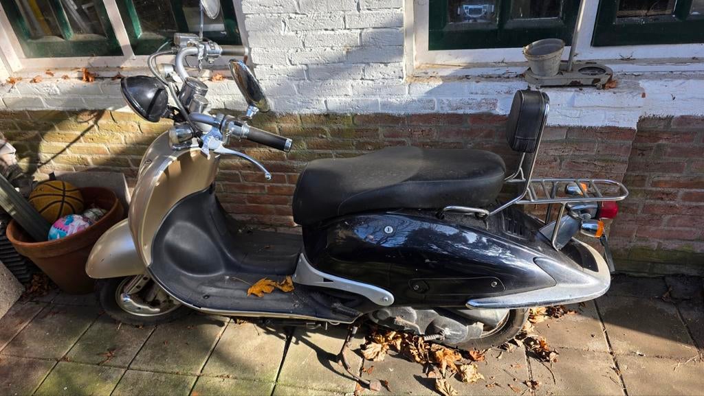 Snorscooter, Fietsen en Brommers, Snorfietsen en Snorscooters, Ophalen, Gebruikt, Benzine, Overige merken