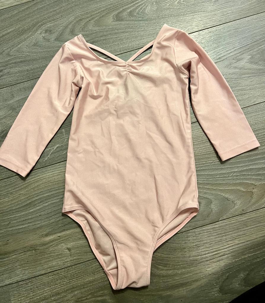 Vintage roze balletpakje turnpakje danspakje maat 128 ballet, Ophalen of Verzenden, Zo goed als nieuw, Kleding