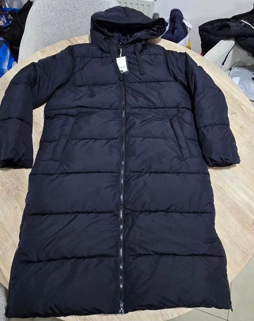 Seaside Hampton Premium Warme Wintermantel Zwart Maat 40/42, Zwart, Nieuw, Ophalen of Verzenden, Seaside Hampton