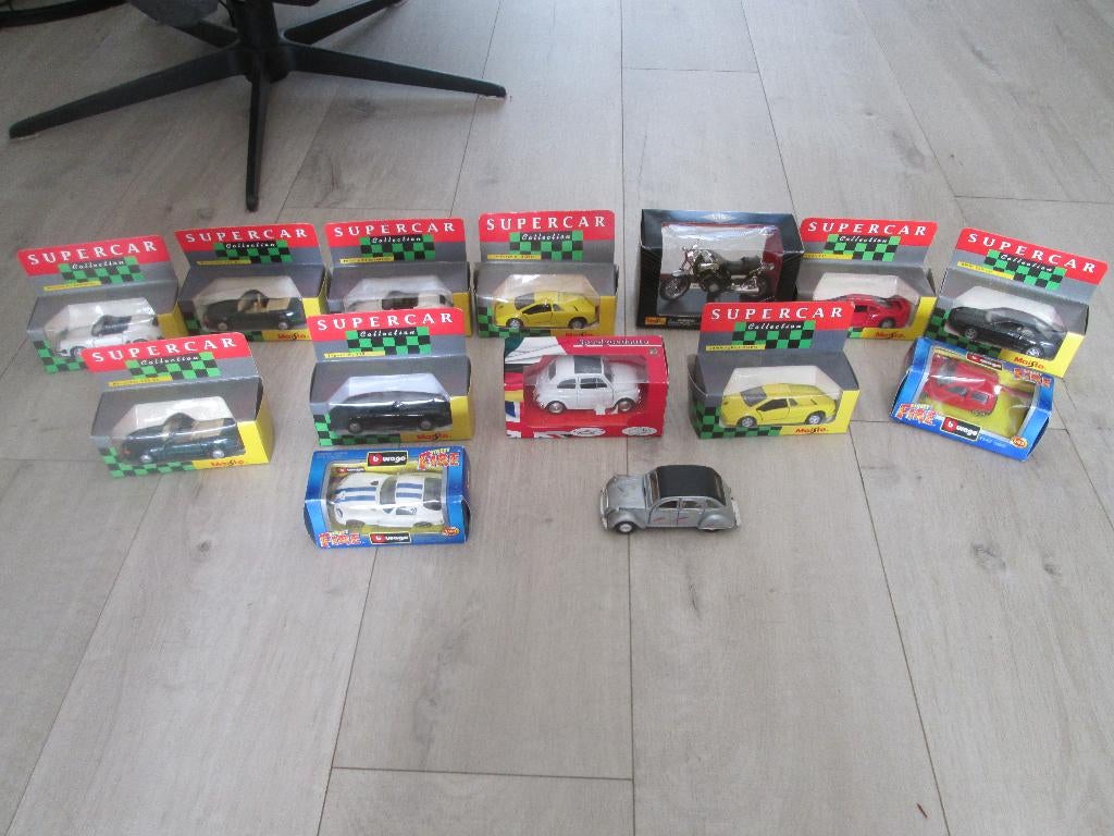Maisto supercar + Burago + Welly 14 stuks, Ophalen of Verzenden, Nieuw, Auto's