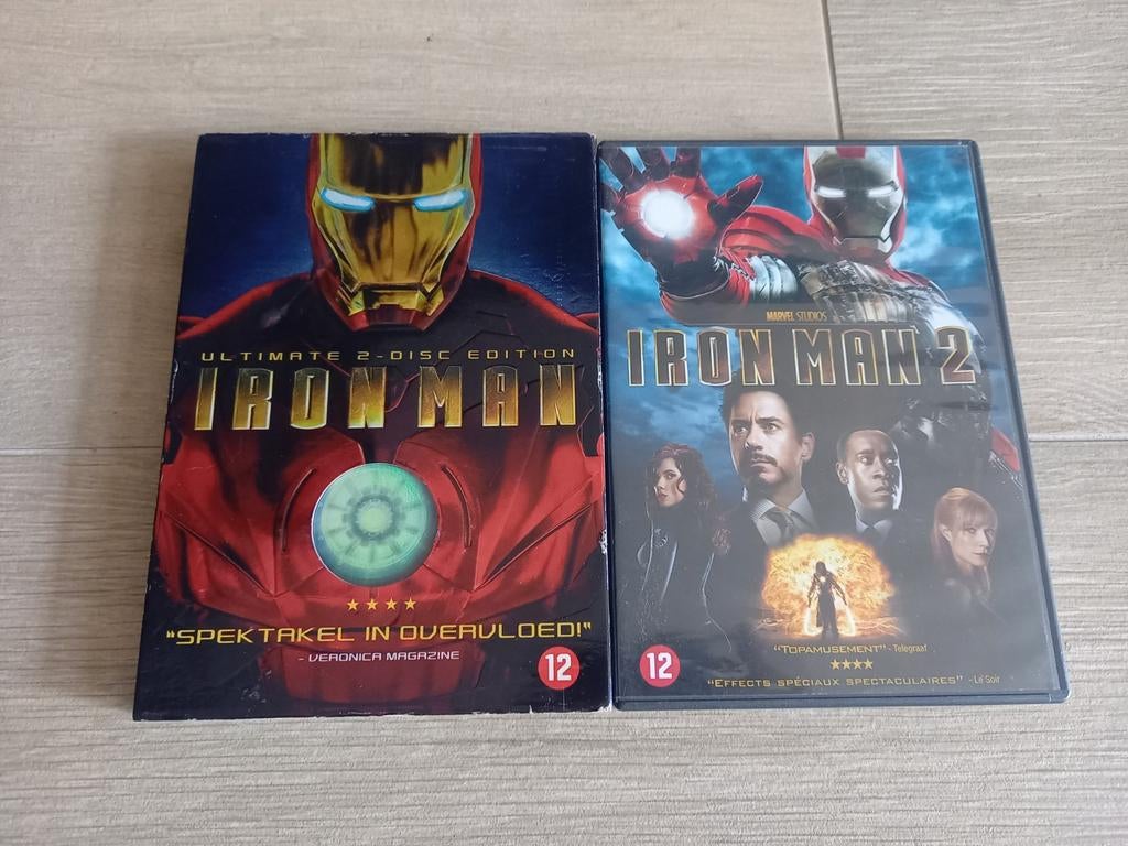 Marvels Iron Man & Iron Man 2, Vanaf 12 jaar, Ophalen of Verzenden, Zo goed als nieuw