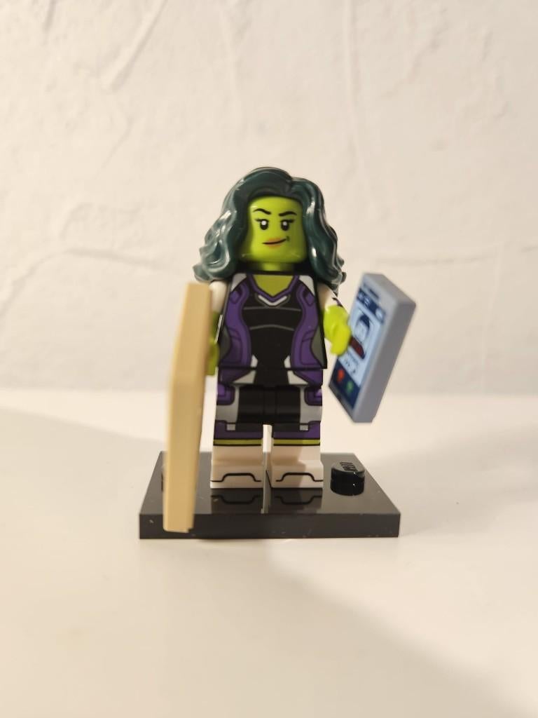 Lego Marvel Collectible Minifigure Series 2 She-Hulk, Ophalen of Verzenden, Zo goed als nieuw, Complete set, Lego