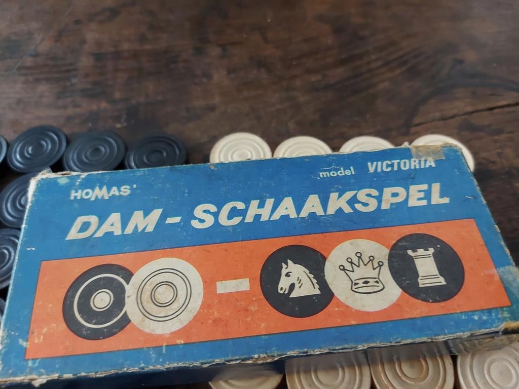 Homas Dam / schaak spel, Ophalen of Verzenden