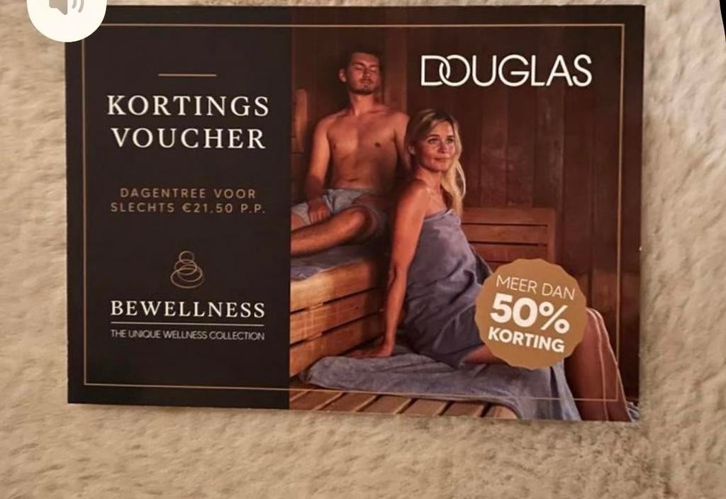 3 x kaarten Kortingsbon Sauna, Drie personen of meer, Kortingsbon, Spa of Sauna