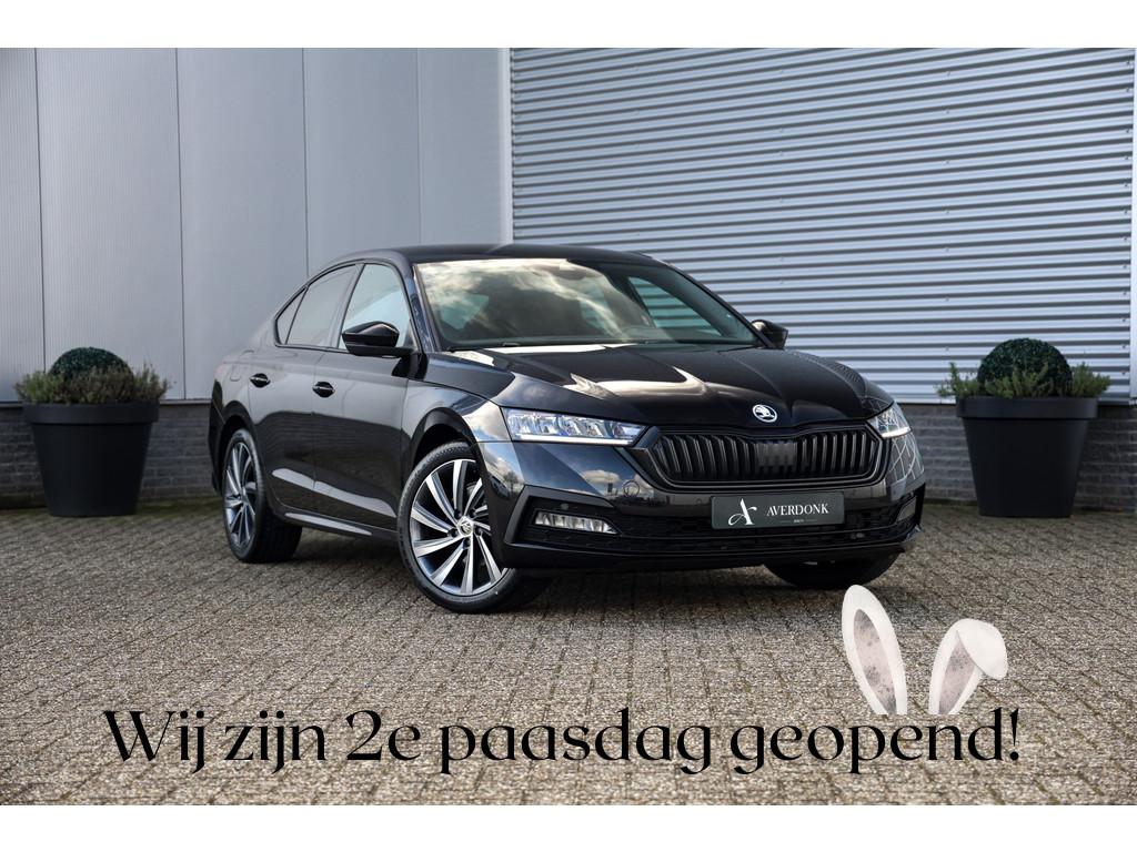 Skoda Octavia 1.0 TSI 110PK Sport Black Edition NAP|Sportst|, Voorwielaandrijving, Stof, Gebruikt, Zwart