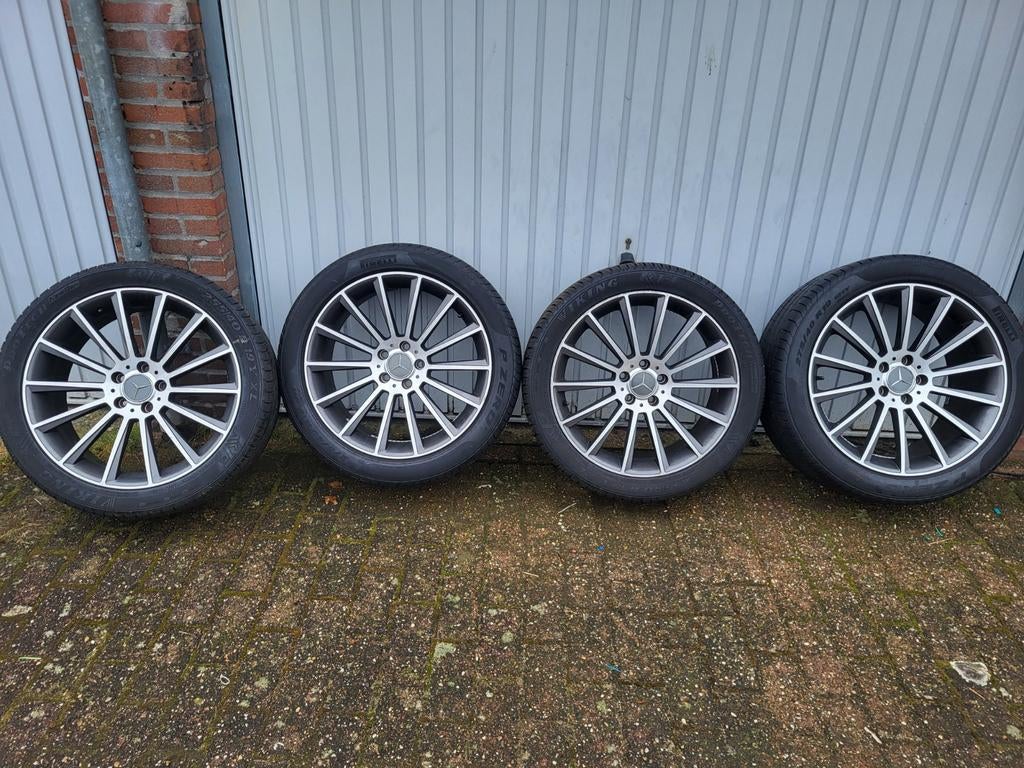Breedset Mercedes S klasse 5x112 et45 et40 8j 9j, Ophalen of Verzenden