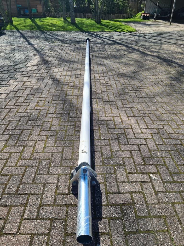 Te Koop, Polyester Vlaggenmast 800 cm 8 Meter, Ophalen